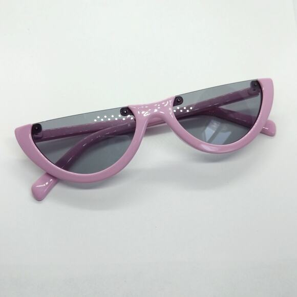 Lilac Half Frame Trendy Sunnies - Picture 3 of 5
